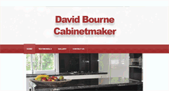 Desktop Screenshot of davidbournecabinetmaker.com